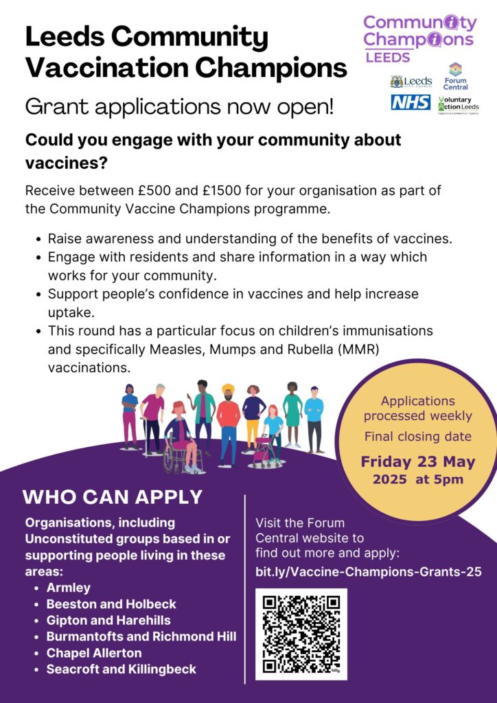 Community Vaccines Champions 2025: Closing soon