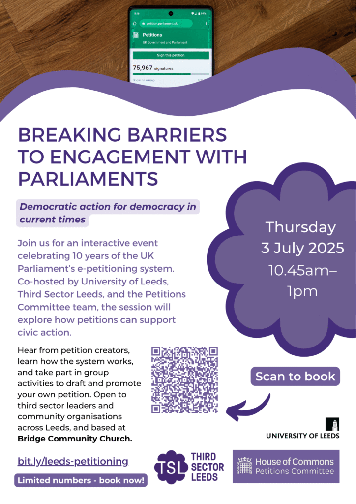 3 July | Leeds Petitions Community event